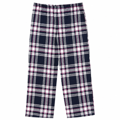 Classic Check Plaid Lounge Pajama - Elastic Waist, Drawstring - U-20