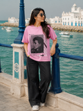 Short Sleeves Round Neck Made With Love Graphic T-Shirt - U-21