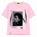 Short Sleeves Round Neck Made With Love Graphic T-Shirt - U-28