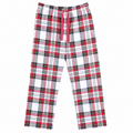 Classic Tartan Check Lounge Pajama - Plaid Print, Drawstring - U-15