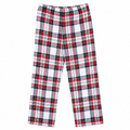 Classic Tartan Check Lounge Pajama - Plaid Print, Drawstring - U-15