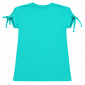 Short Sleeves Round Neck With Glitter Printed T-Shirt - K-87