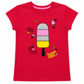Short Sleeves Round Neck With Graphic Printed T-Shirt - K-88