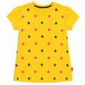 Short Sleeves Round Neck With Mustard Star All Over Puff Sleeve T-Shirt - K-89