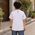 Short Sleeves Round Neck With Puffy Printed T-Shirt - K-99
