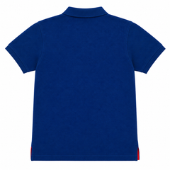 Short Sleeves Polo Bear Embroidered Pique Polo T-Shirt - K-104