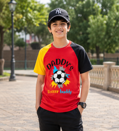 Short Sleeves Round Neck With Graphic Printed T-Shirt - K-108