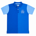 Color Block Polo Club Crest Pique Polo T-Shirt - K-112