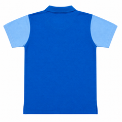 Color Block Polo Club Crest Pique Polo T-Shirt - K-112