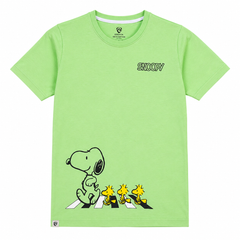 Short Sleeves Round Neck With Graphic Printed T-Shirt - K-113
