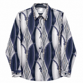 Men's Satin Printed Shirt - M-127