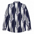 Men's Satin Printed Shirt - M-127