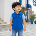 Contrast Sleeve Polo Shirt - Anchor Embroidery - K-120