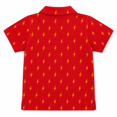 Lightning 86 All-Over Print Pique Polo - Embroidered Number - K-121