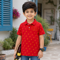 Lightning 86 All-Over Print Pique Polo - Embroidered Number - K-121