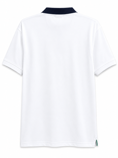 Short Sleeves Polo Collar With Three Button Placket - M-128