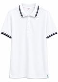 Short Sleeves Polo Collar With Three Button Placket - M-129