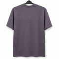 Short Sleeves Round Neck with Front Puff Printed T-Shirt - M-133