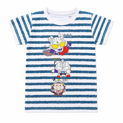 Short Sleeves Round Neck With Fun Carton Graphic Print T-Shirt- K-22