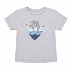 Half Sleeves Round Neck With Graphic Print T-Shirt- K-31