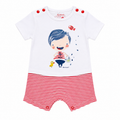 Baby Short Sleeves Romper With Shorts - K-36