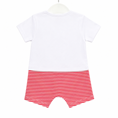 Baby Short Sleeves Romper With Shorts - K-36