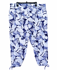 Women Printed Cargo Capri Pants Joggers - W-46