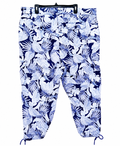 Women Printed Cargo Capri Pants Joggers - W-46
