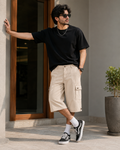 Mens Cotton Chino Pant Regular Fit Multi Pocket - M-114