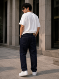 Mens Dark Regular Fit Jeans - M-117