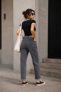 Women Skinny Jeans Mid Rise Frayed Hem - W-40
