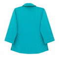 Women's Self-Striped Button Down Shirt / Tunic - W-51