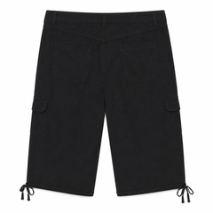 Mens Cotton Cargo Shorts Regular Fit Multi Pocket - M-115