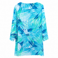 Women's Tropical Print Kaftan / Beach Tunic / Cover-Up - W-53