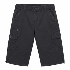 Mens Cotton Cargo Shorts Regular Fit Multi Pocket - M-118