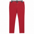 Women Maroon Slim Fit Cotton Stretch Chino Pant Mid Rise - W-37