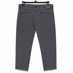 Women Skinny Jeans Mid Rise Frayed Hem - W-40