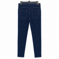 Women Dark Blue Skinny Jeans Mid Rise Classic 5-Pocket - W-42