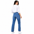Women Stretch Straight Fit Jeans Mid Rise - W-39