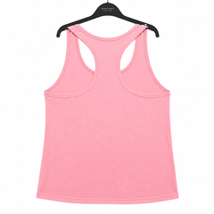 Women's Peach Pink Racerback Cotton Tank - Sleeveless - W-67