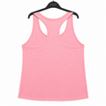 Women's Peach Pink Racerback Cotton Tank - Sleeveless - W-67
