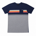Short Sleeves Crew Round Neck With Front Chest Pocket - M-78