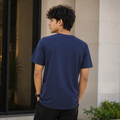 Short Sleeves Crew Round Neck With Front Chest Pocket - M-78
