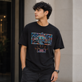 Short Sleeves Round Neck With Front Graphic Print - M-79