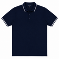 Short Sleeves Polo Collar With Three Button Placket - M-88