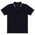 Short Sleeves Polo Collar With Three Button Placket - M-89