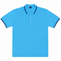 Short Sleeves Polo Collar With Three Button Placket - M-90