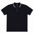 Short Sleeves Polo Collar With Three Button Placket - M-92