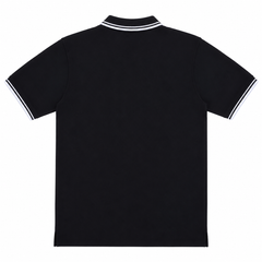 Short Sleeves Polo Collar With Three Button Placket - M-91