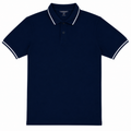 Short Sleeves Polo Collar With Three Button Placket - M-93